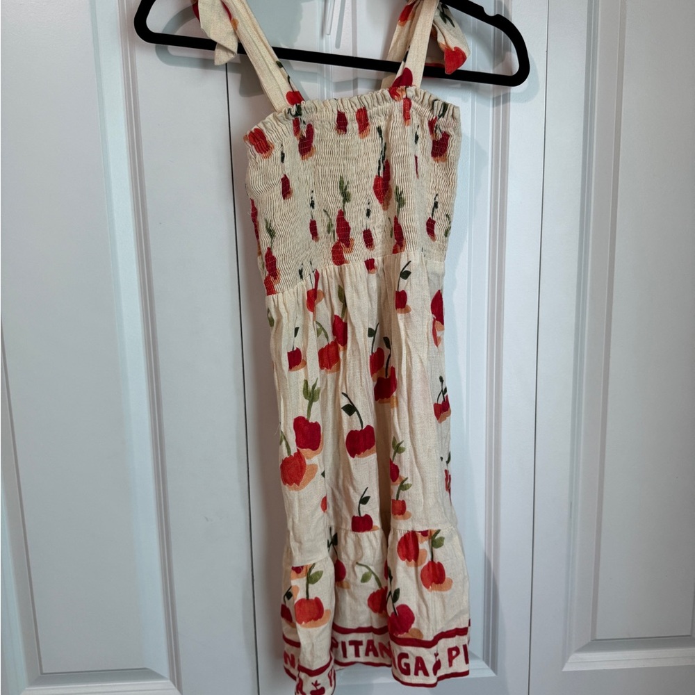 FARM Rio Sundress Mini Tie Shoulder Pitanga Cherry Print Size S - Picture 3 of 11